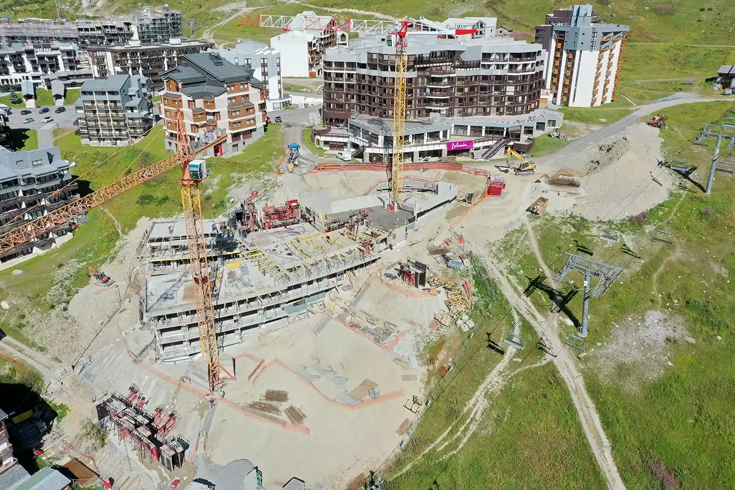 tignes val claret chantier3